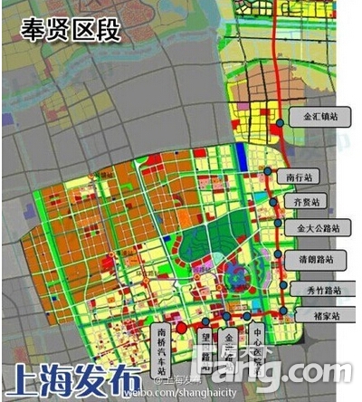 奉贤利好——"上海之鱼"年底浮出水面 5号线延伸段2017年通车