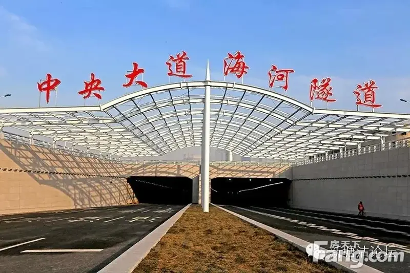 海河隧道本月通车 带您先睹为快-建投观海业主论坛-天津搜房网