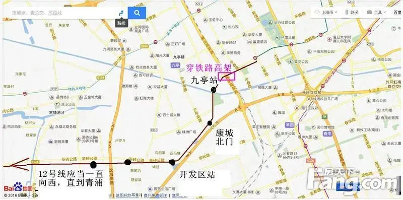 地铁12号线一直向西延伸,松江光开发沿线房产就暴富了.