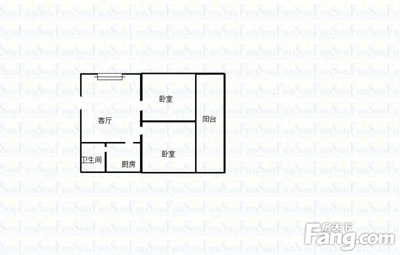 耐德佳苑耐德佳苑 2室 户型图 2室1厅1卫1厨 0.00㎡