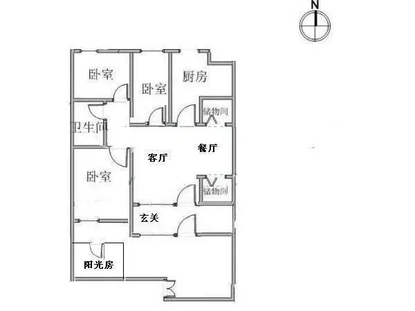 万科三室一楼带60平米小院全明通透保真户型图房主急售