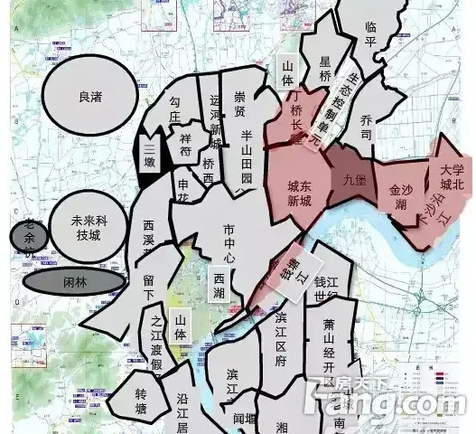 江干区各版块优劣势分析 城东优势还是很明显的