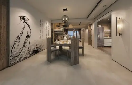 星河丹堤-中式古典-复式图片