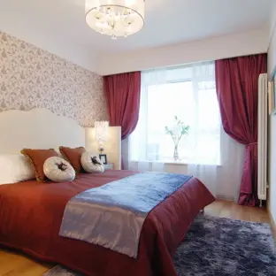 简美三室两厅94㎡,富力虹桥十号简美94平米三