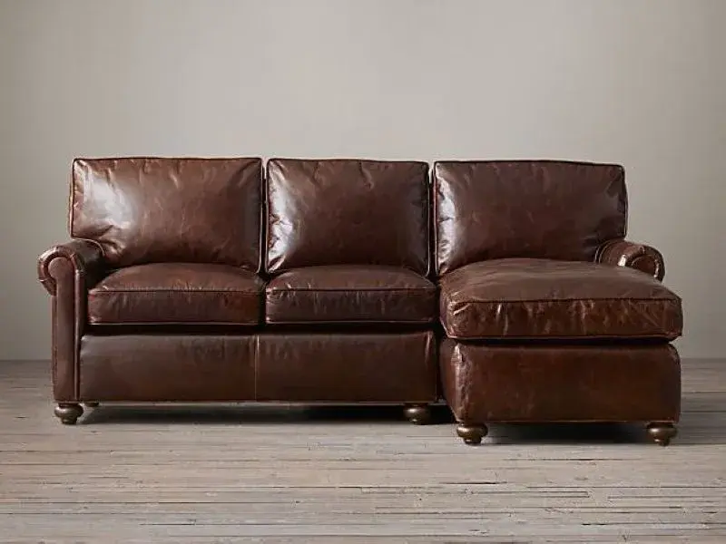 【木朵朵】出口原版全真皮沙发 进口油蜡皮 美