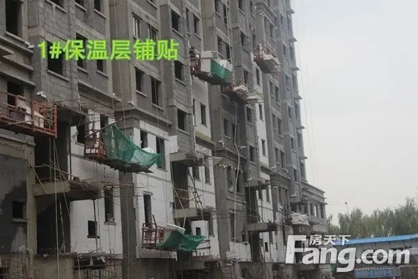 【站长评房】逸景阳光新区潜力盘，保温层铺设进行中