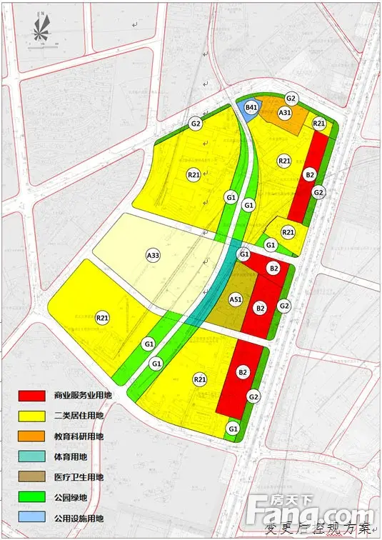 江岸区百步亭路控制性详细规划调整公示
