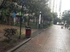 四公里轻轨房正规2室,家电齐全,带露台