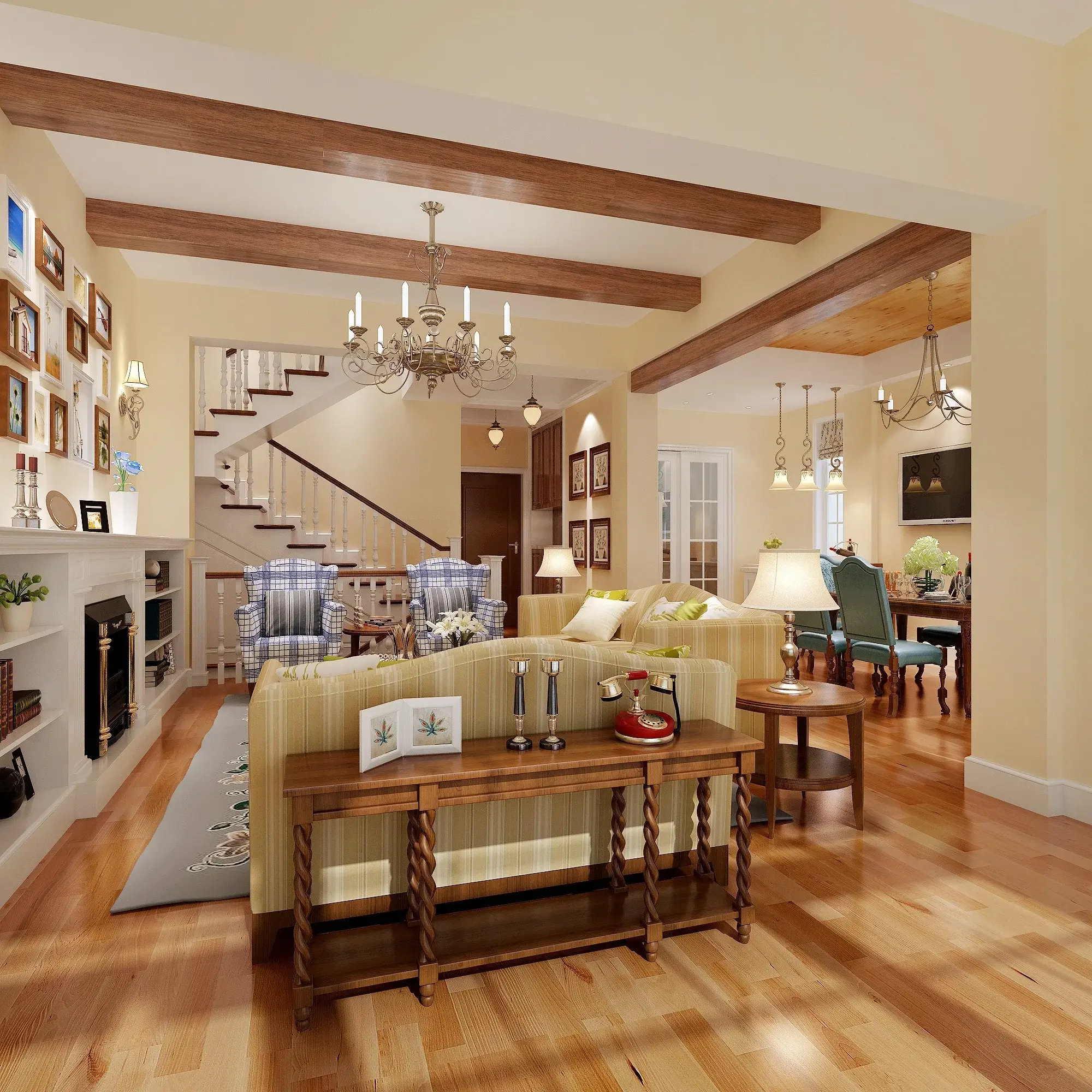 印象欧洲别墅-混合型风格-别墅-装修案例设计说明