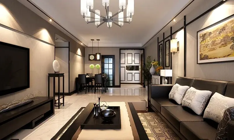 开元壹号135平—三居室—现代中式