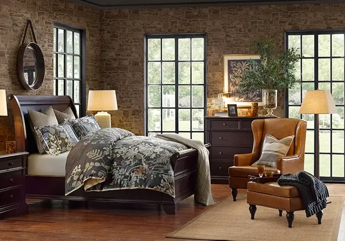 harbor house spencer 雪橇床双人床价格,图片,参数-家具卧室家具床