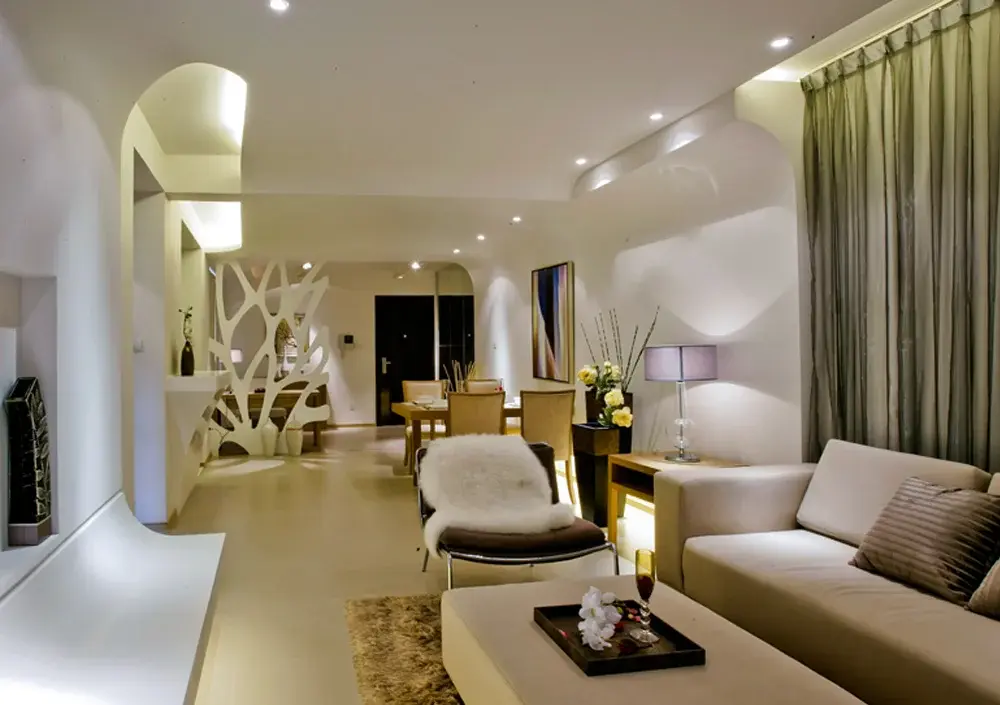 现代简约-65平米二居室装修样板间