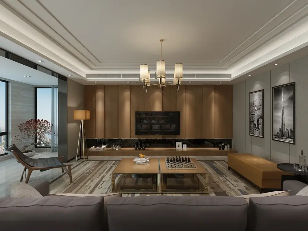 华润凯旋门 户型结构:大平层 设计风格:现代简约 户型面积:260平方