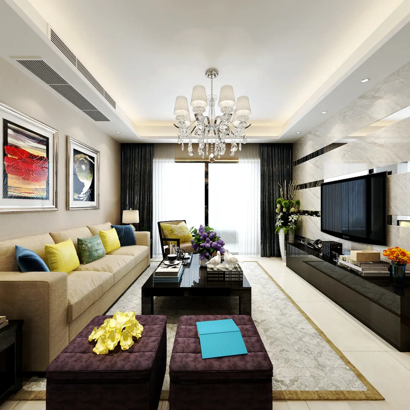 11万打造117平三室二厅 四口之家现代简约风格装修-家居快讯-南京房