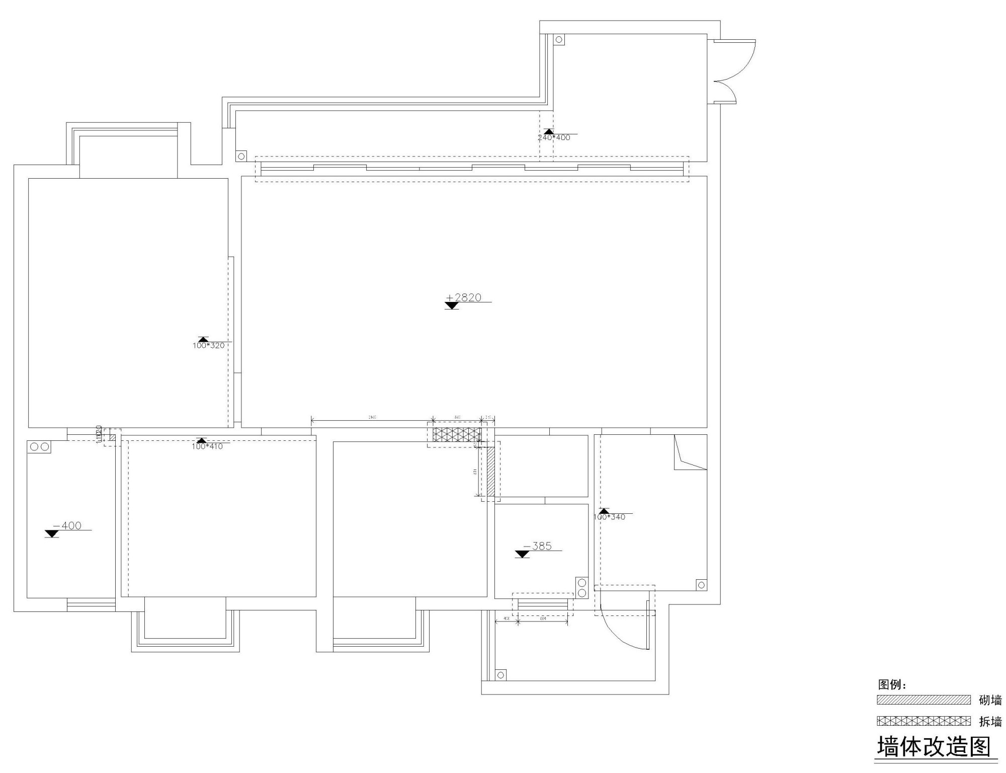 贵阳花果园R1区装修127平米三室现代风格