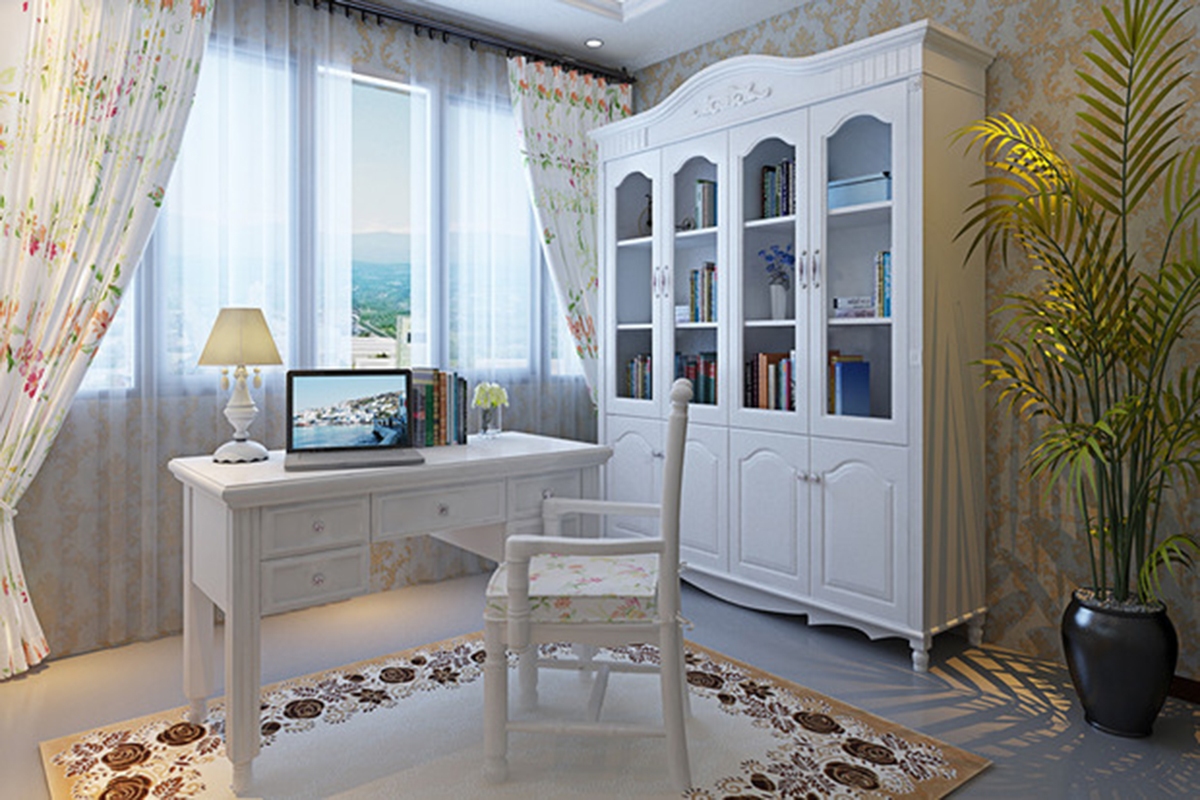 东山国际新城-法式风格-三居室装修效果图