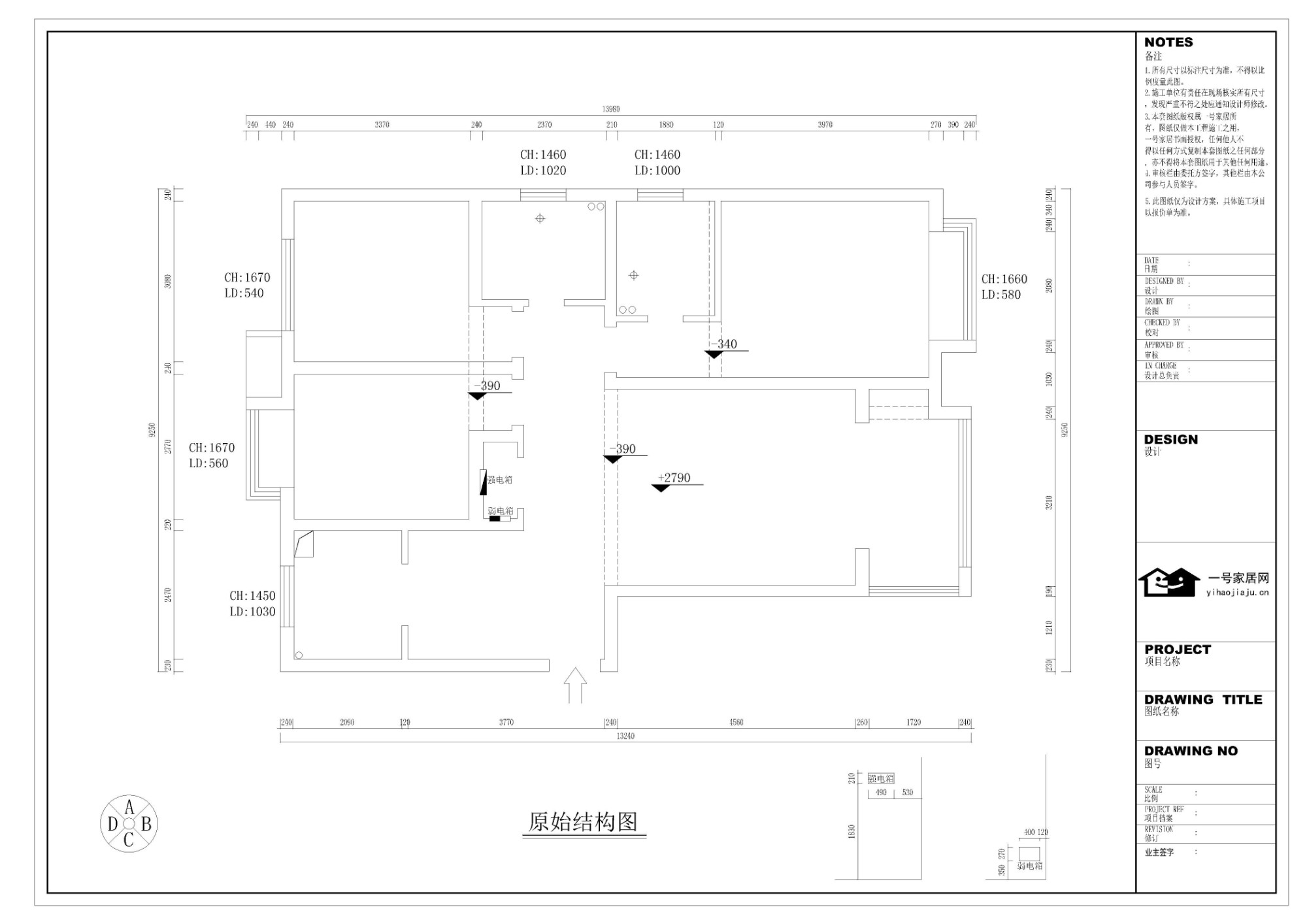 同仁康桥水岸-三居室-120.00平米-装修设计