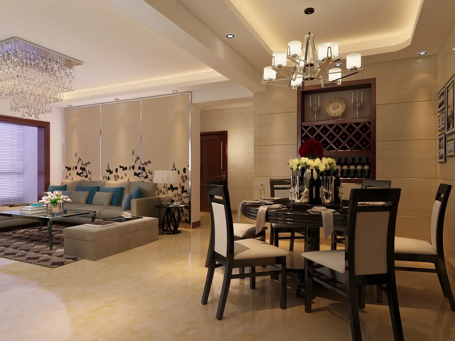 00平米-卧室装修效果图融晟公园大地-四居室-120.