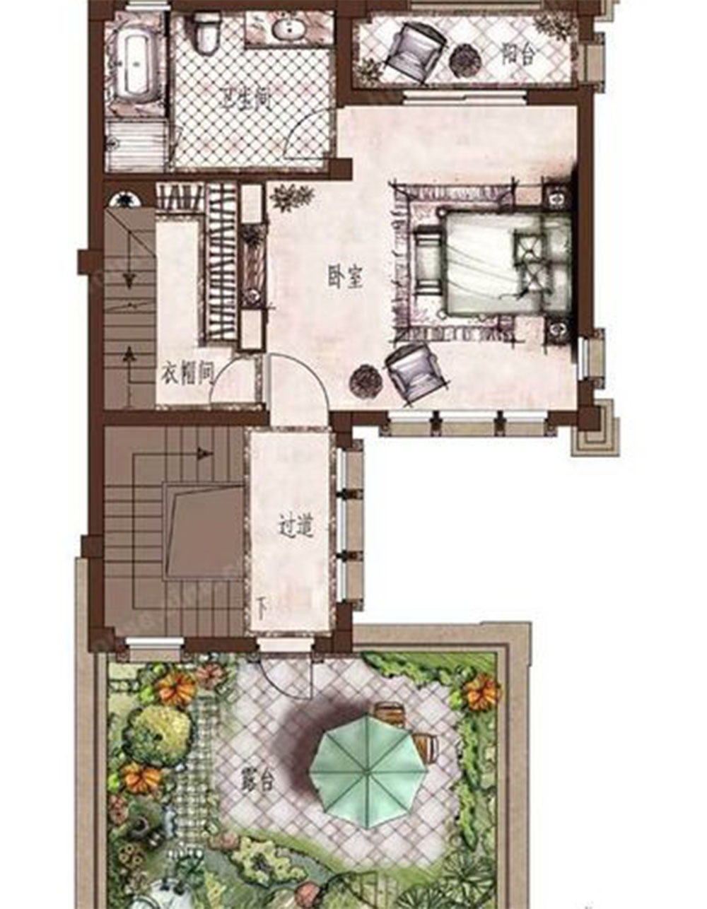 通和十二橡树-欧式风格-五居室-260平米
