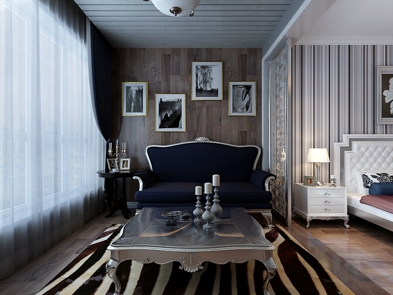 白桦林·明天160㎡现代欧式风格装饰设计