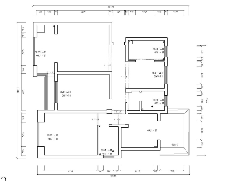 新古典风格三居室装修设计案例效果图