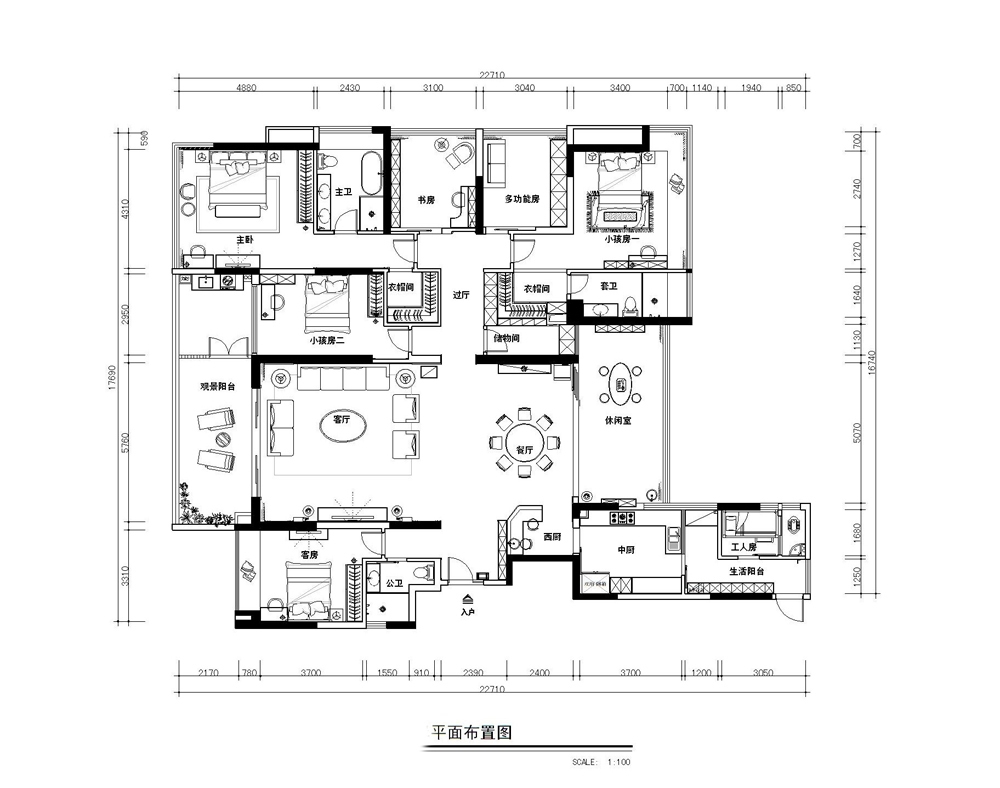 雅居乐剑桥郡装修效果图