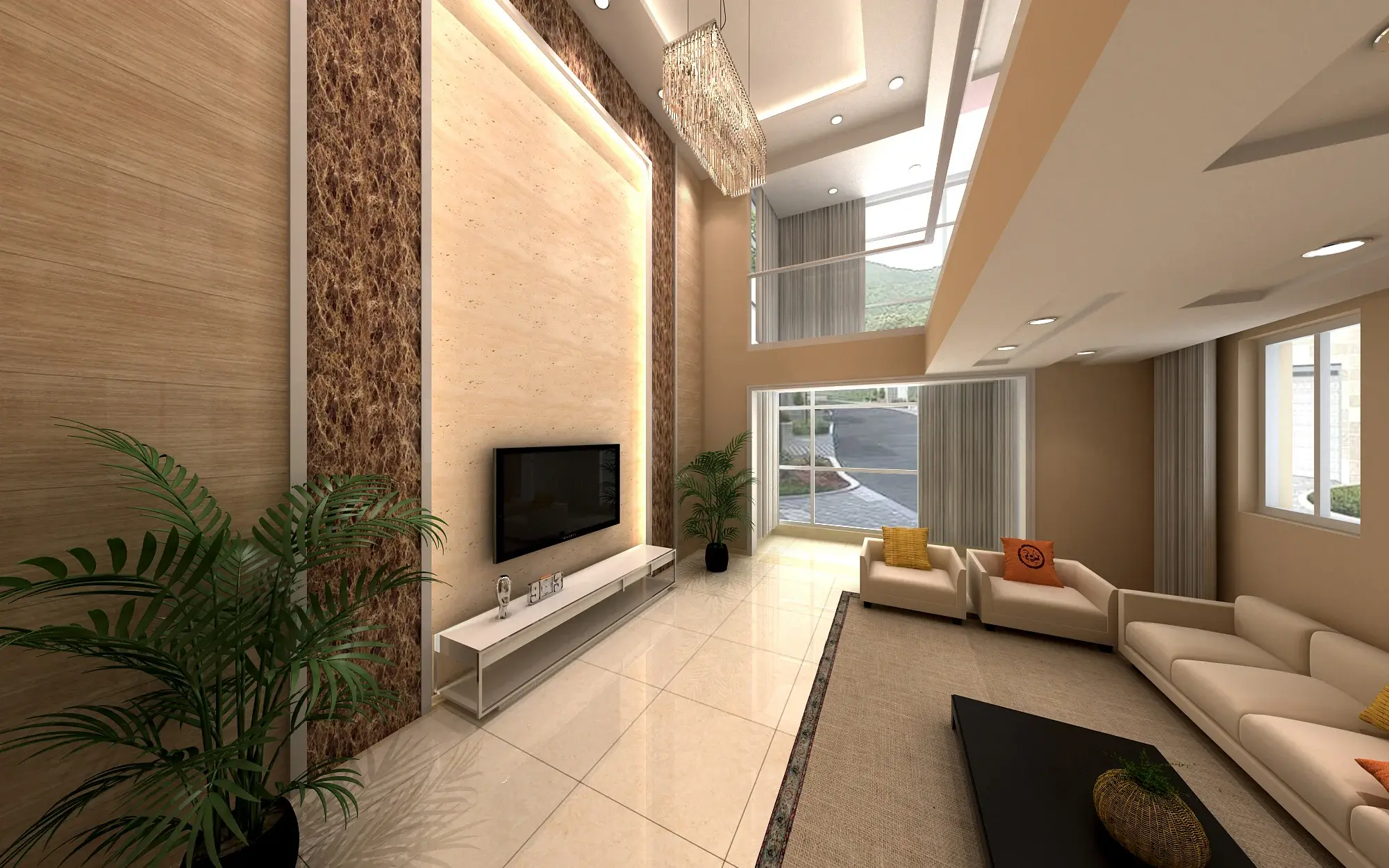 宁湖春天-简欧风格-六居室-装修案例设计说明