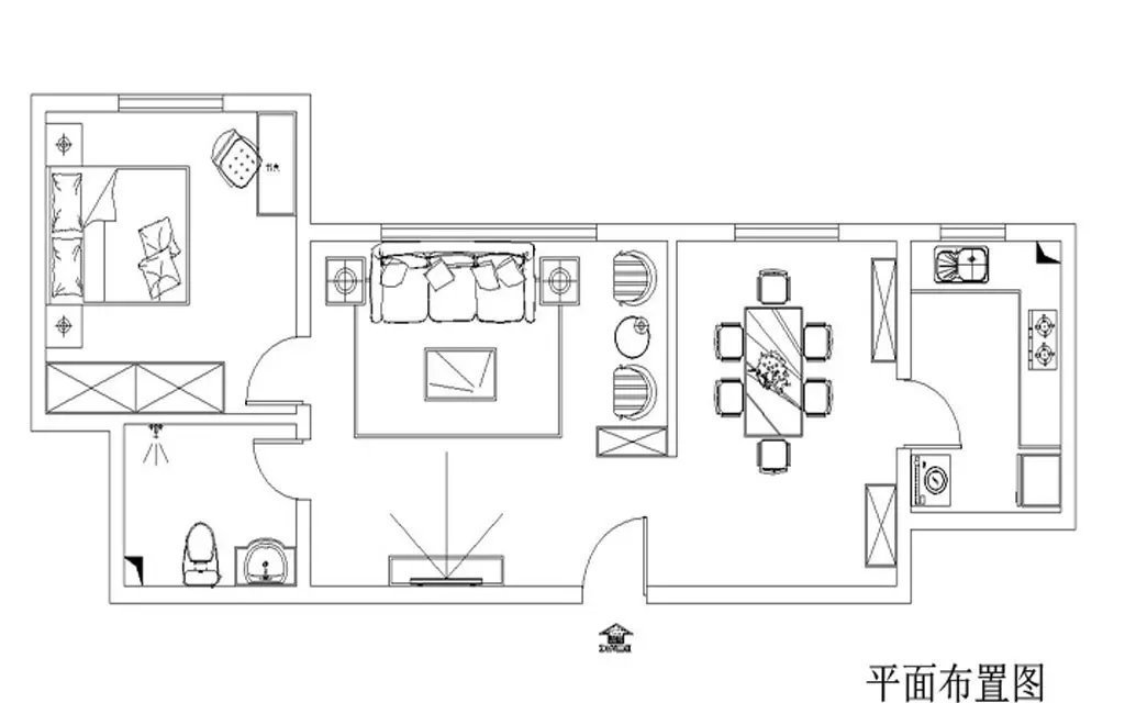 盛世江南-一居室-46.00平米-装修设计