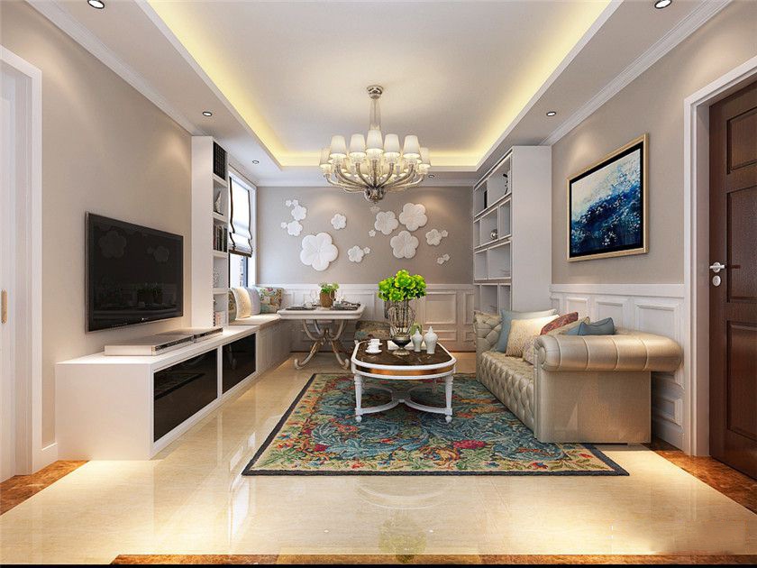 中海国际社区-二居室-79.00平米-装修设计