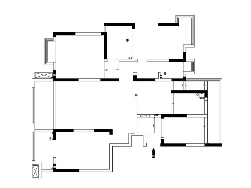 中电颐和家园-三居室-150.00平米-装修设计