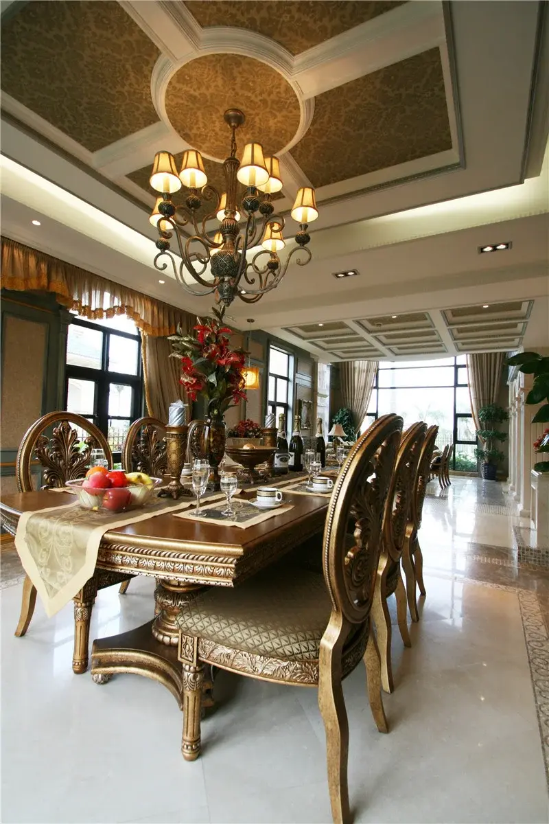 简欧风格三居室装修效果图143平米10万简欧风格三居室装修案例大全