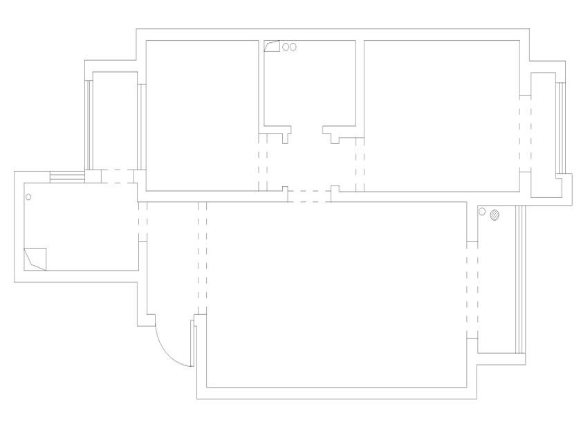 典雅居名雅阁-三居室-115.00平米-装修设计